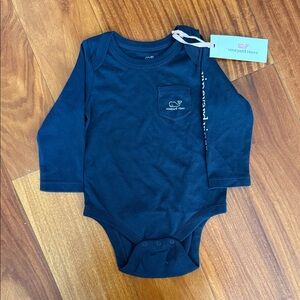 Vineyard Vines Dark Blue Infant Bodysuit